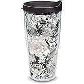 Tervis Kelly Ventura - Shade Blooms Made in USA Double Walled Insulated Tumbler Travel Cup Keeps Drinks Cold & Hot, 24oz, Classic