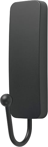 Command Decorative Hook Matte Black Indoor with 2 Strips, 1 Hook view 8
