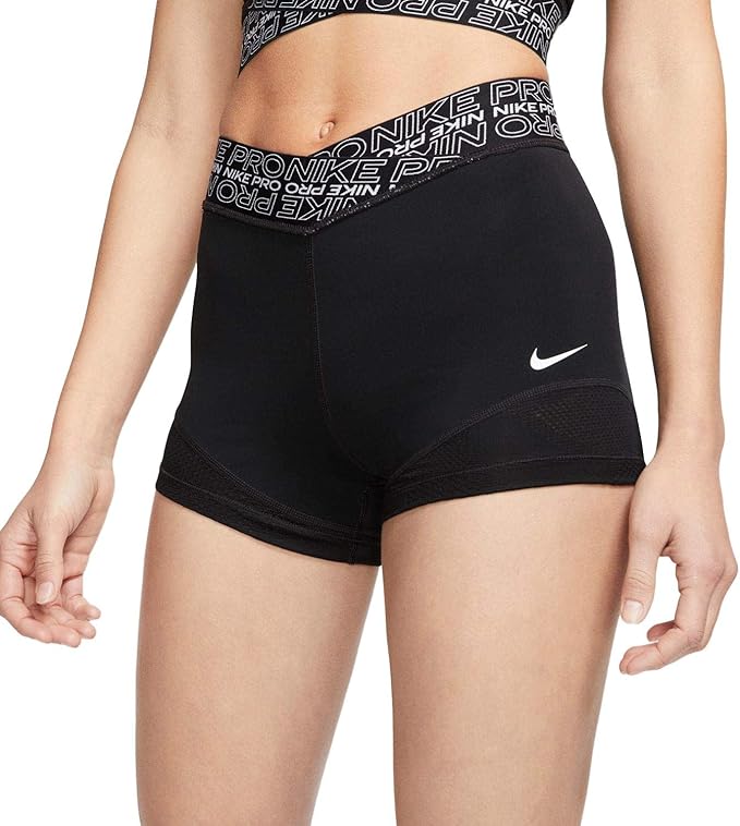 Nike Women's Pro 3" Training Short Black Medium Amazon.co.uk Clothing