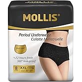 MOLLIS Disposable Period Underwear for Women, Postpartum Panties, Maternity Knickers Heavy Flow Leak Proof