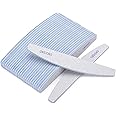 25 Pieces 180/240 Grit Nail Files for Natural Nails, Fingernail Files Double Sided Emery Boards for Nails