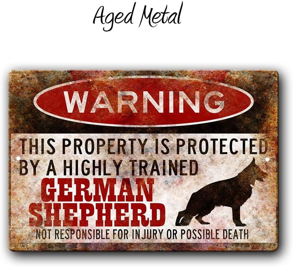 funny german shepherd warning signs