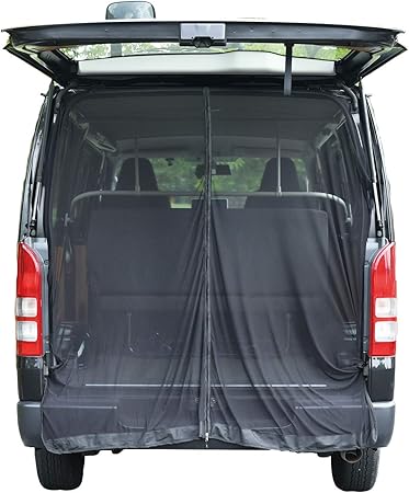 Amazon セイワ Seiwa 車用 カーテン 楽らくマグネット 防虫 メッシュ生地 バックドア専用 Lサイズ Imp042 1枚入り 両面スライドファスナー 虫除け 磁石貼付 取付簡単 車中泊 防災 Amazon Co Jp 限定 車 バイク 車 バイク