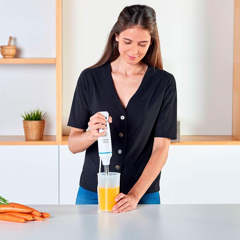 Robot 750 Easy Plus Inox Batidora de Mano 750W, Picadora y Batidor
