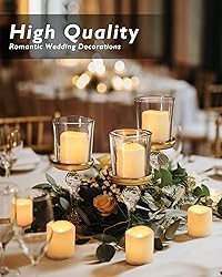 Homemory 24Pack Flickering Flameless Votive