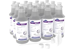 Oxivir Diversey 1 100850916 One Step Hospital Strength Liquid Disinfectant Cleaner, Accelerated Hydrogen Peroxide AHP, Ready-to-Use, 32-Ounce (Pack of 12 Bottles + 1 Spray Trigger)