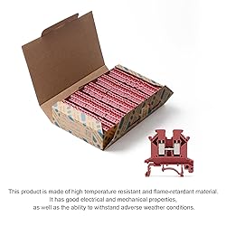 GUETNEU Red UK-2.5B Rail Type Terminal Block
