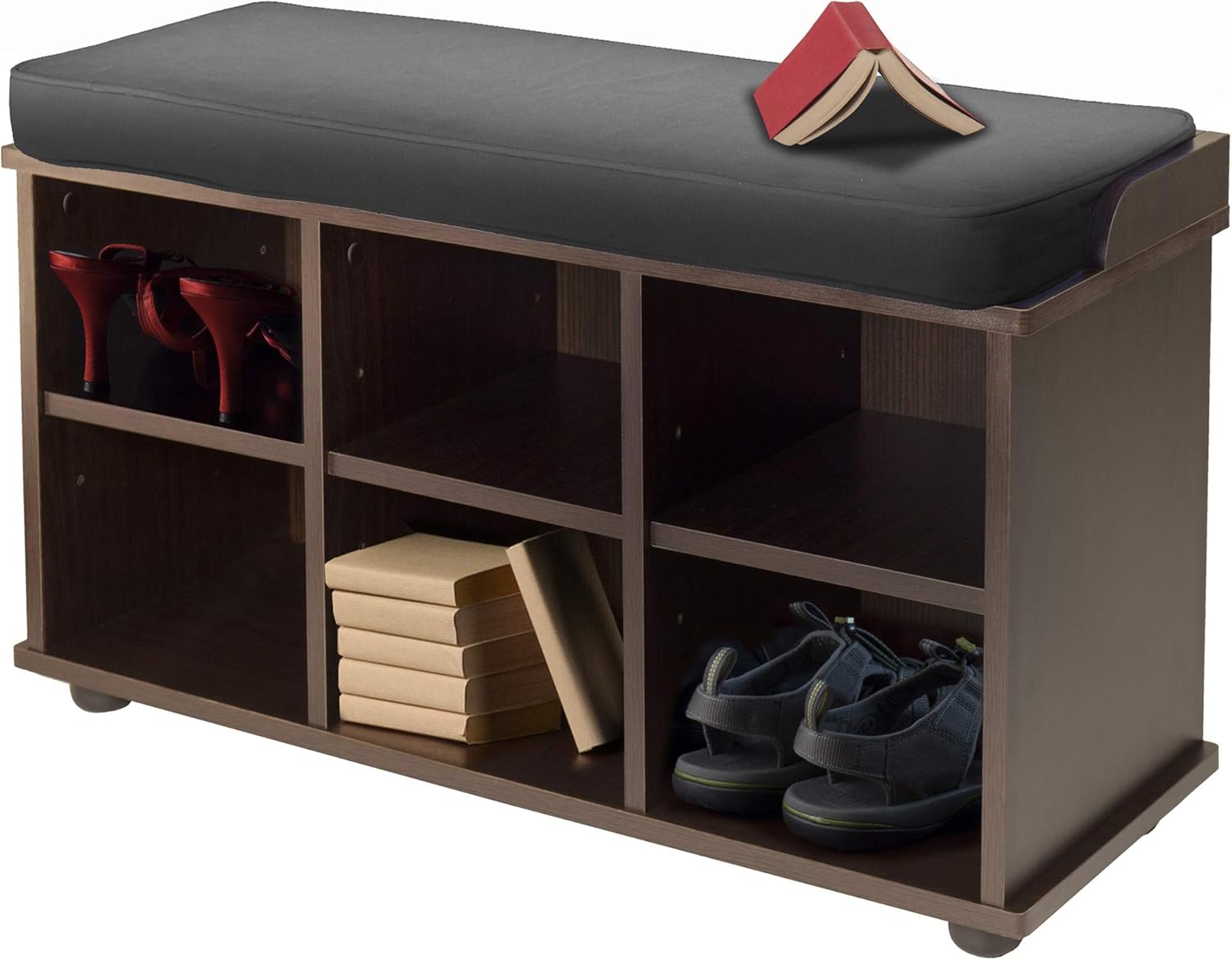 Winsome Townsend Bench, Dark Espresso: Furniture & Decor