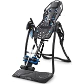 TEETER FitSpine LX9 Inversion Table, Deluxe Easy-Reach Ankle Lock, Decompression Surface for Back Pain Relief, Integrated Accessories, UL Safety Certified, Heavy-Duty 300 lb Capacity, FDA Registered