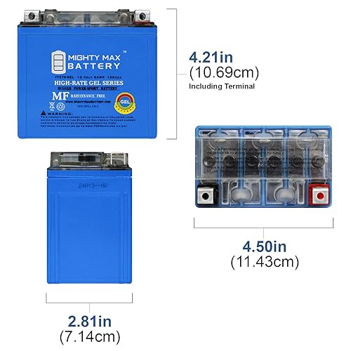 Battery Replacement 2005 Crf450x Battery Mighty Max Battery 12V