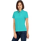Spyder Womens Jacquard Stripe Short Sleeve Polo Top