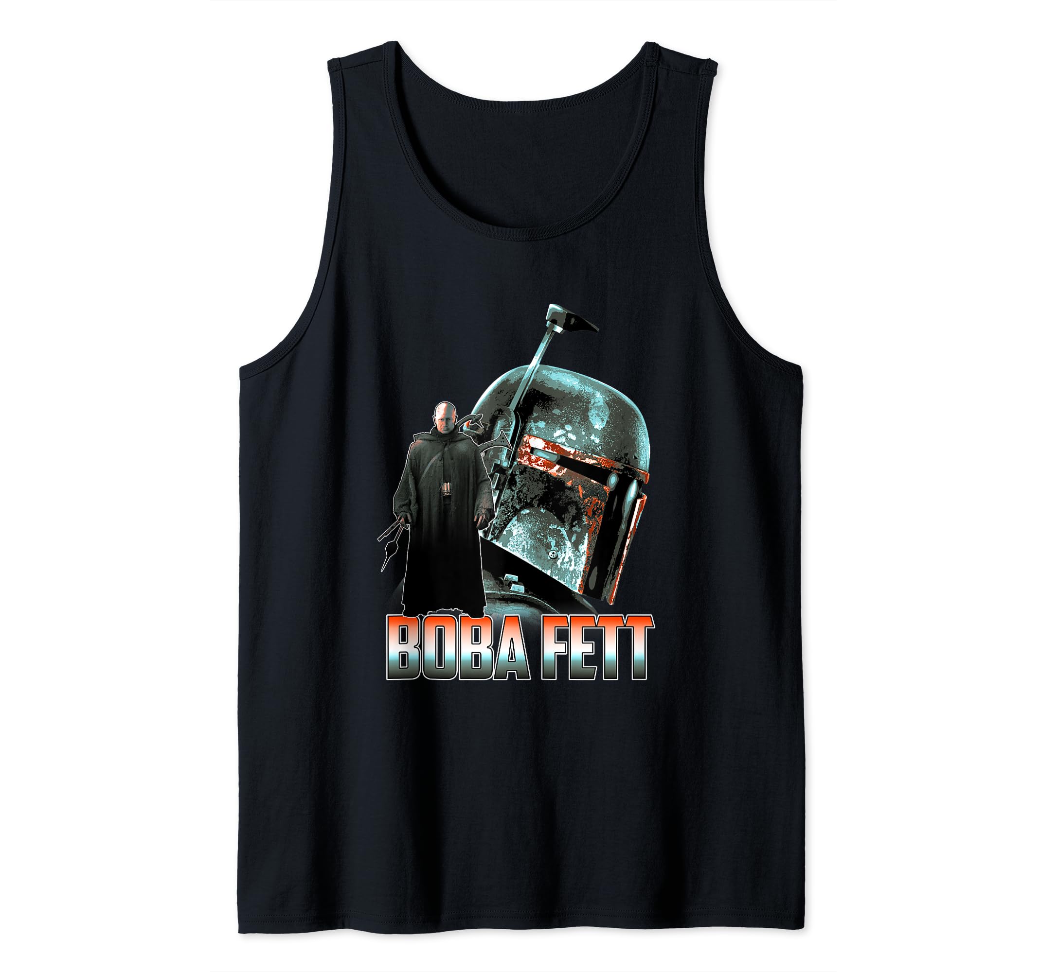 Star Wars: The Mandalorian Boba Fett Collage R14 Tank Top