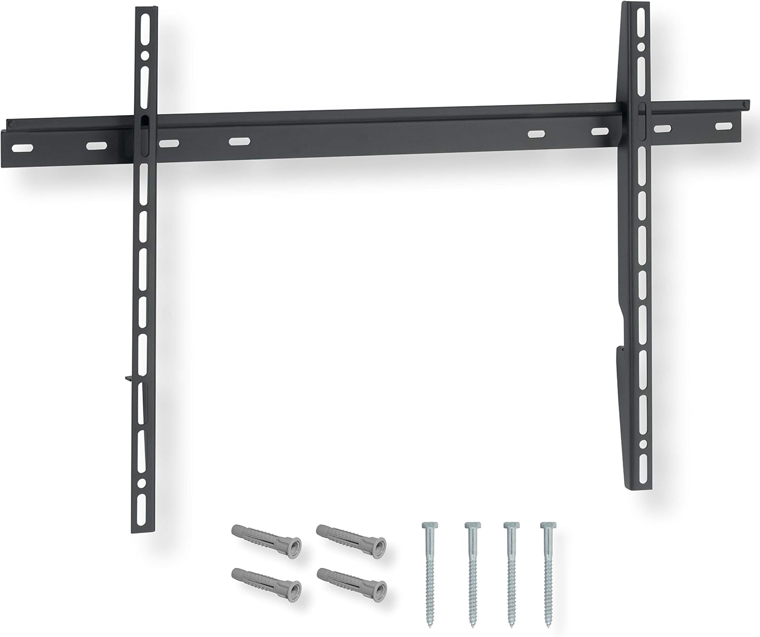 NANOOK 5393000 flat TV wall bracket for 40-80 inch (102-203 cm) TVs, Black, 40 - 80"