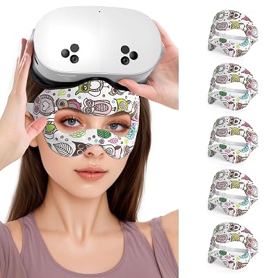 X-super Home VR Eye Mask Cover Breathable Sweat Band Designed Adjustable Sizes HMD Padding for Use VR Workouts with Virtual Reality Headsets Oculus Quest 2 Go HTC Vive PS VR Gear VR (3pcs)