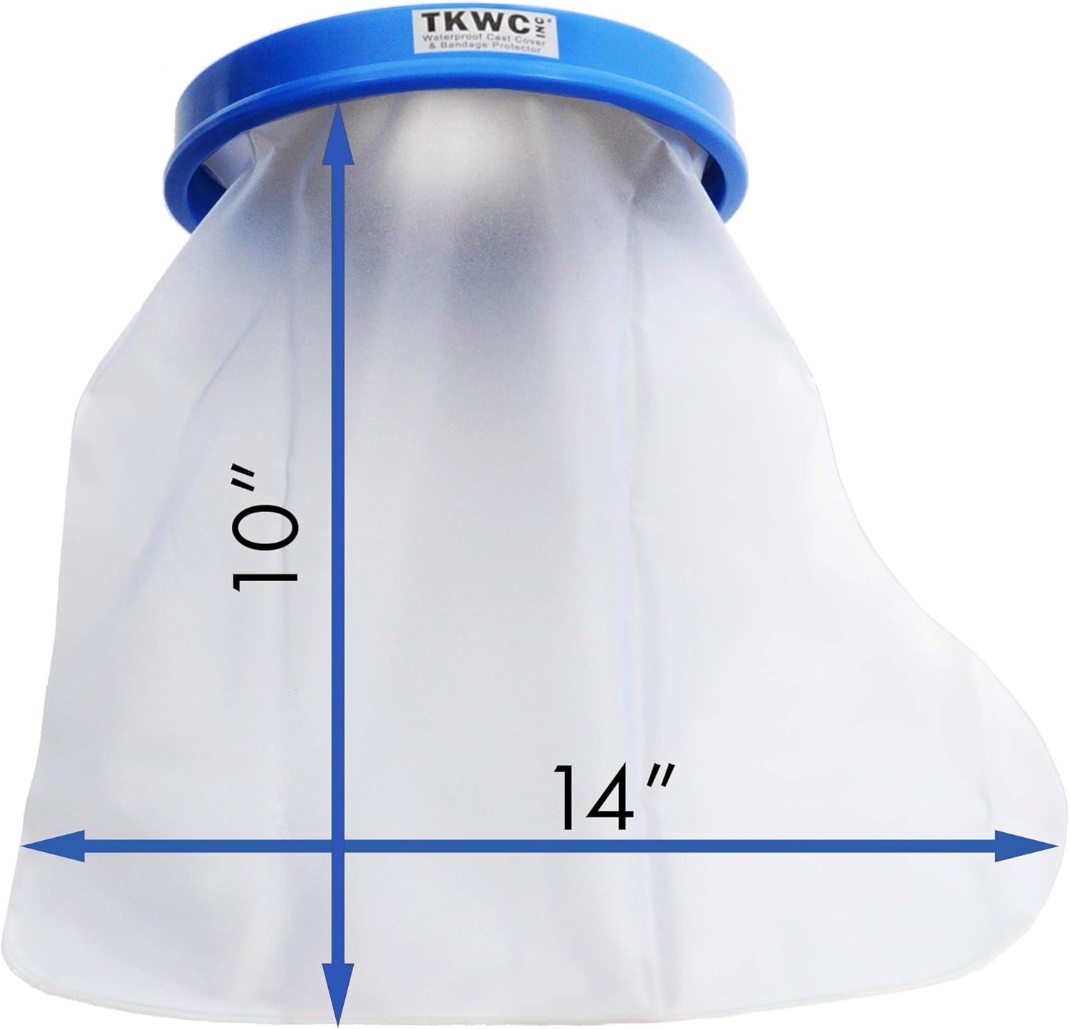 Foot & Ankle - Water Proof Foot Cast Cover for Shower by TKWC Inc - #5737 - Watertight Foot Protector: Health & Personal Care