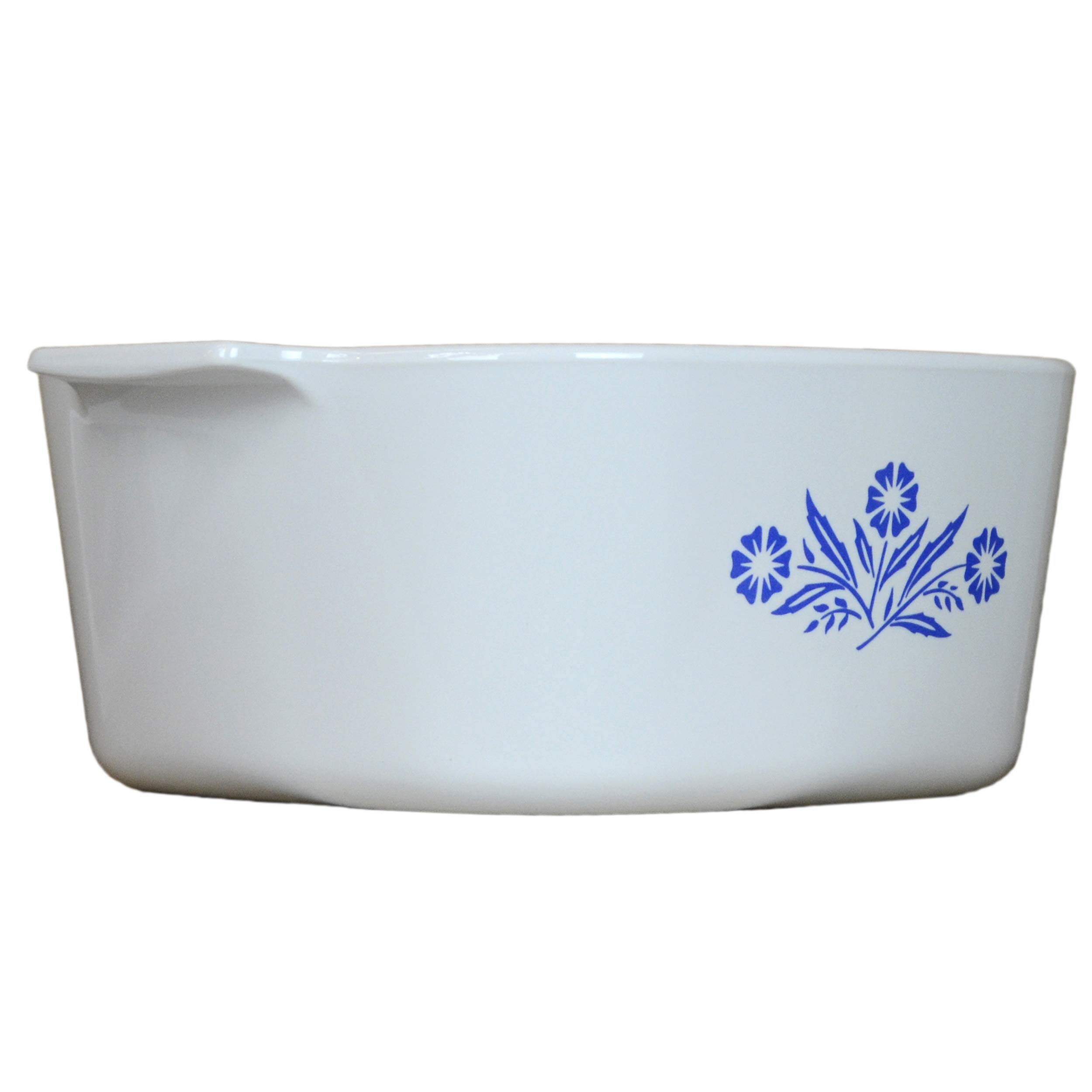 CorningWare (1) A-3-B Cornflower Blue Pyroceram Casserole Dish & (1) A9C Glass Lid