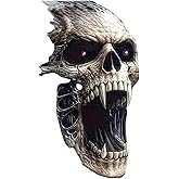 Skull Halloween Car Stickers 2-Pack – Scratch-Resistant Stickers & Decorative Stickers, Durable Vinyl Decals for Cars, Laptops, Walls & Motorcycles