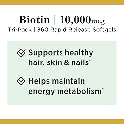 Nature's Bounty Biotin Hair Skin and Nails
