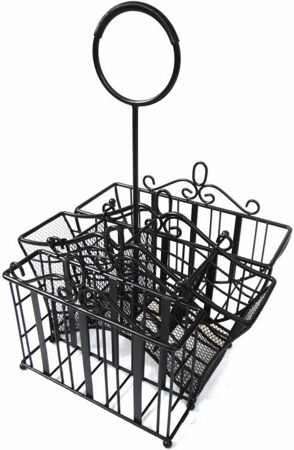 Portable Wrought Iron Utensil (Picnic) Caddy