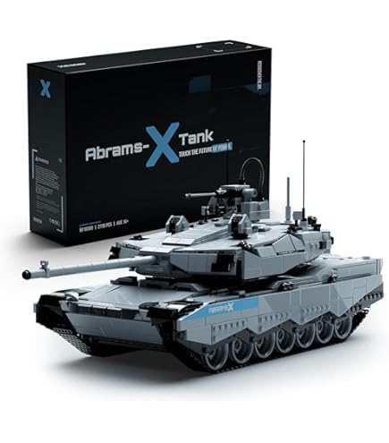 Amazon.com: Mould King RC Tank WW2 Abrams-X Building Sets, 20036
