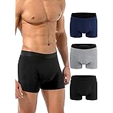 Varmax Incontinence Underwear for Men, Cotton Reusable Washable Leakproof Boxer Briefs, Heavy Flow Bladder Leak Men's Incontinence Underwear