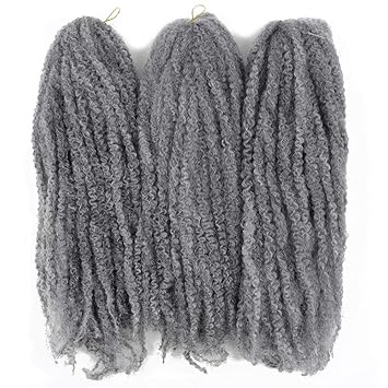 Amazon Com Afro Kinky Twist Crochet Hair Braids Marley Braid