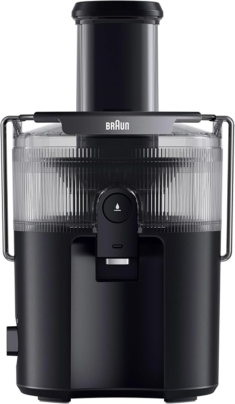 MultiJuice 5 SJ5000, Licuadora Extractor con Tecnología ColdXtract, Boquilla de 75 mm, Recipiente de 1,5 l, Antigoteo, Sistema de Seguridad Cuádruple, Filtro de Acero Inoxidable, 800 W, Negro — foto 1 de 8