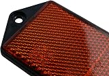 AB Tools Amber Large Rectangular Side Reflector 4 Pack TR067 126x51x7mm view 3