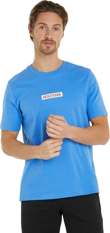 Homme T-Shirt Manches Courtes Encolure Ronde, Bleu (Blue Spell), S — photo 1 sur 6