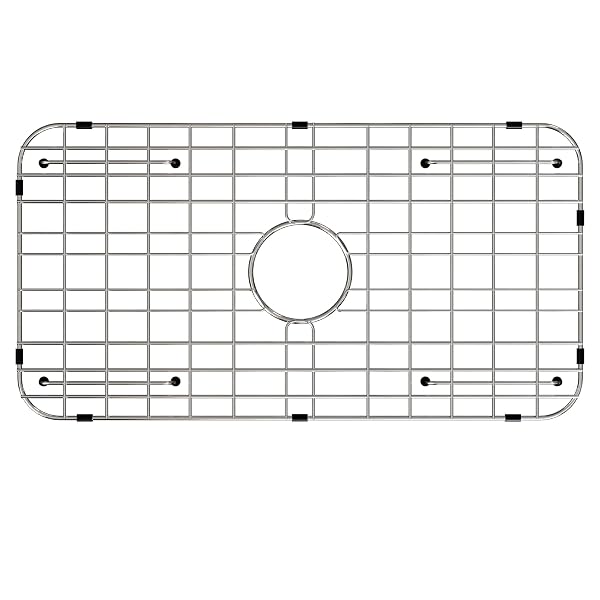 STAINLESS STEEL SINK GRID AND PROTECTORS FOR BOTTOM OF KITCHEN SINK,24″ X 12″ SINK PROTECTOR