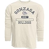 Blue 84 NCAA Unisex-Adult NCAA Officially Licensed Long Sleeve T-Shirt Ivory Dyed Ringspun