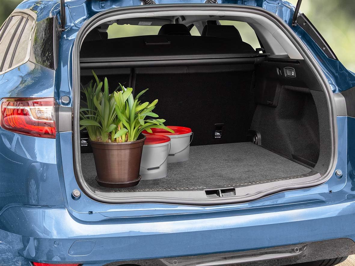 EUFAB 28023 Universal Car Boot Carpet 110 cm x 150 cm Trimmable, Black - Image 5