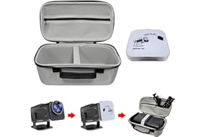 DUPULEE HY320 Projector Carrying Case and Lens Cap,Hard Travel Storage Bag Compatible with Magcubic HY320 Projector(Only Carrying Case + Lens Cap)， HY320 Accessories