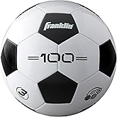 Franklin Sports Soccer Balls - Youth & Adult - Sizes 3, 4 & 5 - Single & Bulk Packs - Black & White