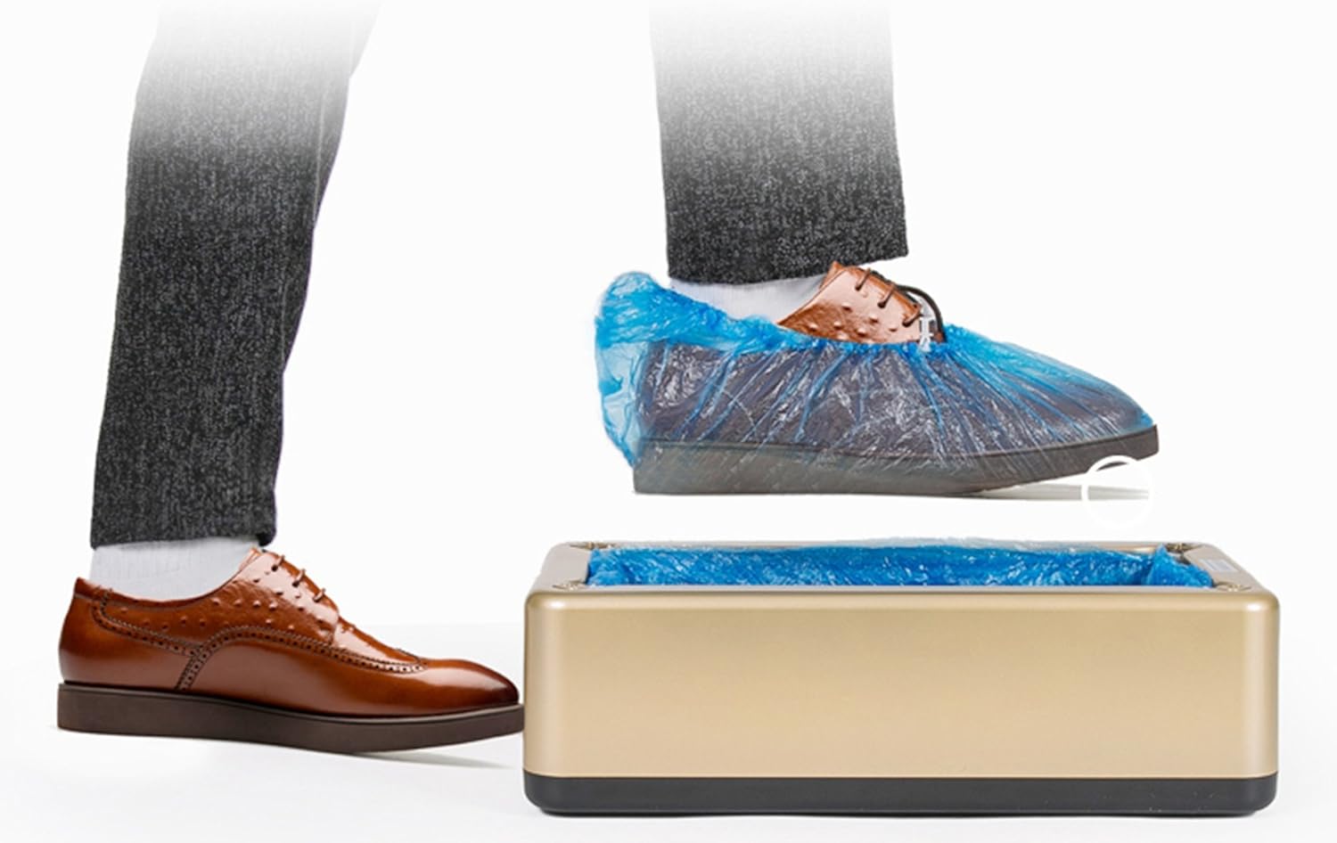 spring loaded shoe covers