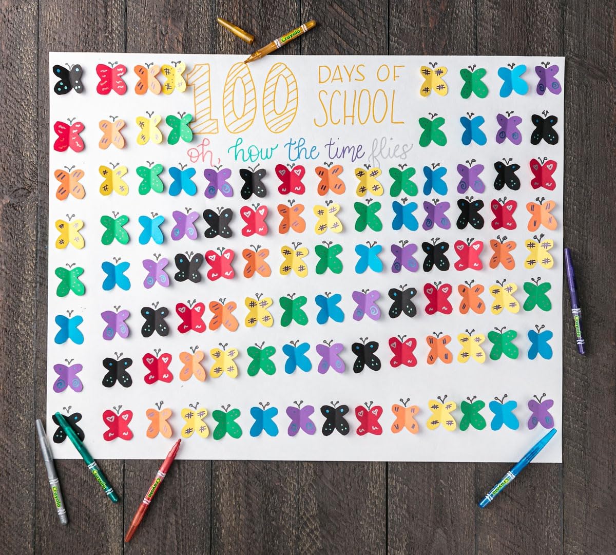 Crayola Glitter Markers 6ct