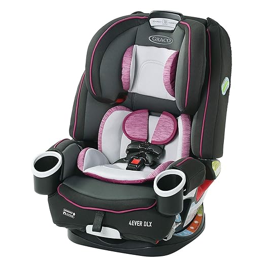 graco car seat pink and black