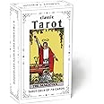 Classic Tarot Cards for Beginners - 78 Card Set, Learning Tarot Deck with Meanings, No Guide Book Needed, Fortune Telling Game (Black)