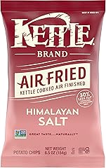 Kettle Brand Potato Chips, Air Fried Himalayan Salt Kettle Chips, 6.5 Oz Bag