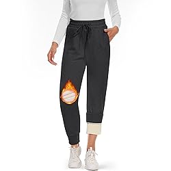 CAMPSNAIL Fleece Lined Sweatpants Women - Joggers