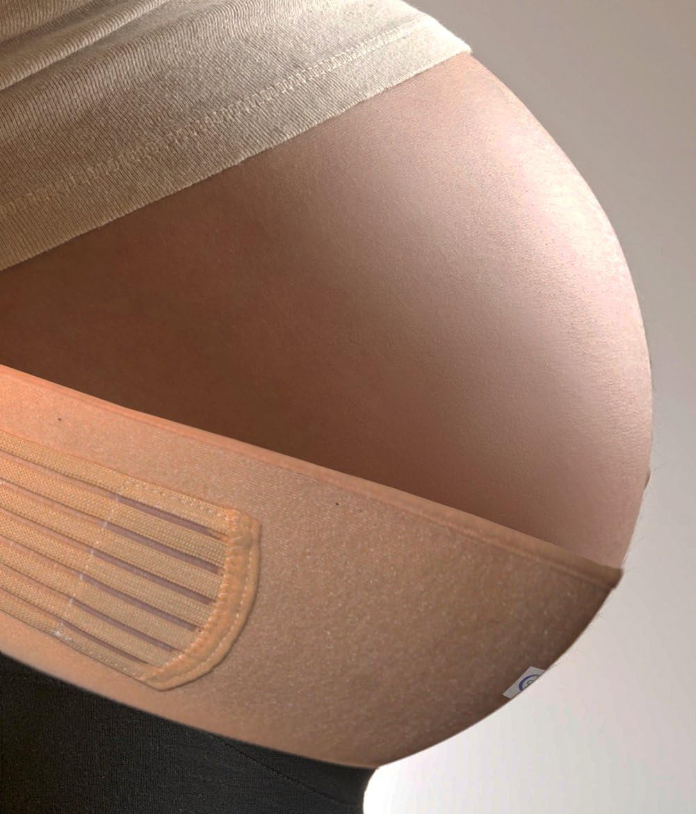Maternity Belt Belly Band | Adjustable to 43" | Pregnancy Binder for Gentle Belly and Back Support