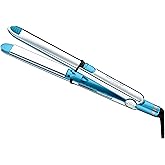 BaBylissPRO Nano Titanium Stainless Steel OPTIMA Hair Straightener, 1” Flat Iron, High Heat Professional Straightener, Heats 