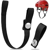 Hockey Helmet Chin Strap with Single Strengthened Snap Ice Hockey Chin Strap Replacement Parts Loop Repair Kit