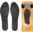 Carbon Fiber Insoles, 1 Pair Rigid Insole Insert for Pain Relief Recovery of Arthritic Toe Turf Toe, Hallux rigidus, morton's Toe, Rigid Foot Support(10.04"-255mm-Men's 9-9.5/Women's 10-10.5)