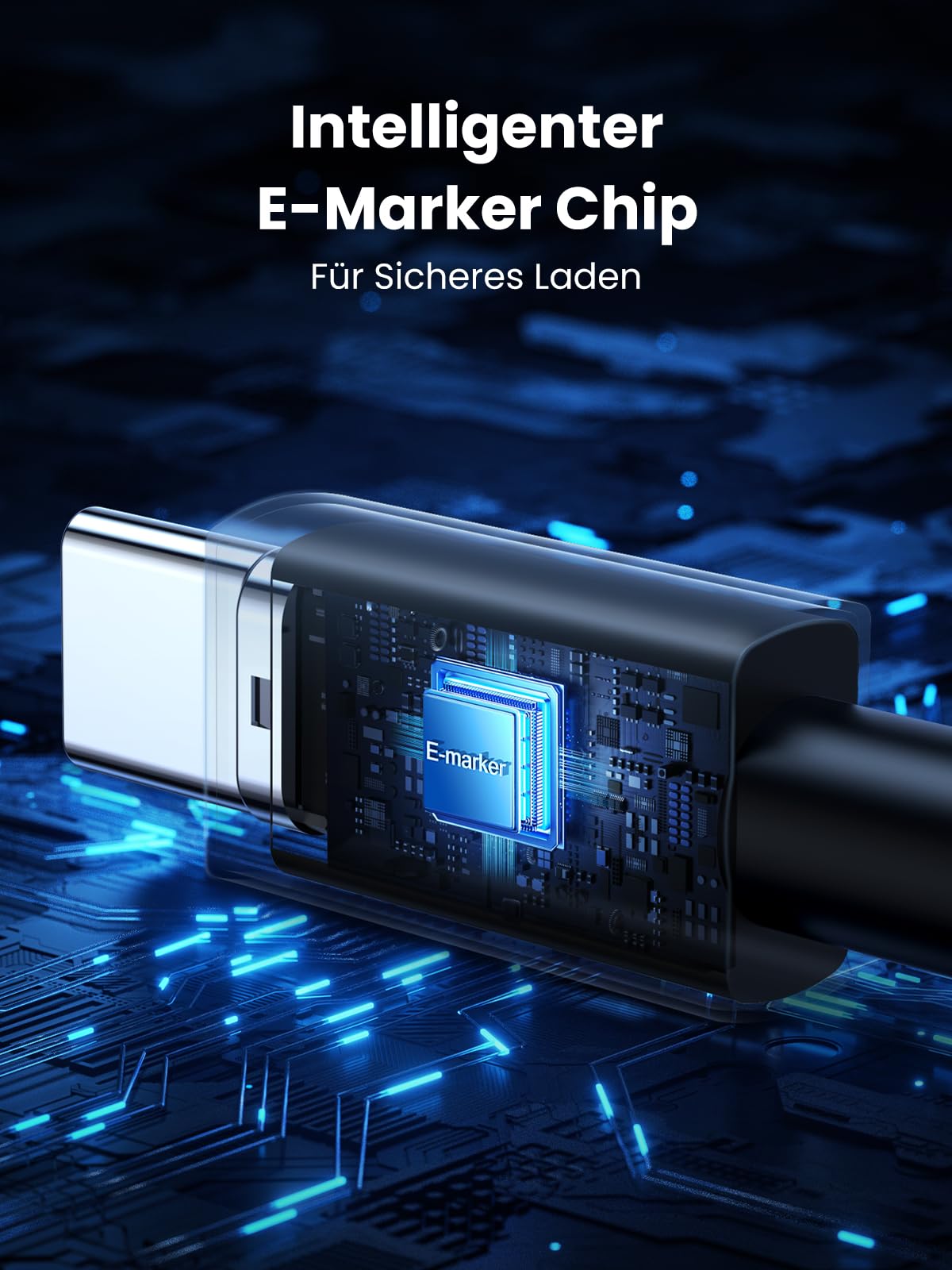 UGREEN 240W USB C auf USB C Kabel PD 3.1 USB C Ladekabel Schnellladekabel kompatibel mit iPhone 17/Air/16/15, M3 MacBook Pro/Air, iPad Pro/Air 2024, Galaxy S24 Ultra Pixel 9, Steam Deck usw. (1M) 4