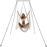 HECASA 8.1 FT Aerial Yoga Stand 550lbs Max Capacity for Indoor and Outdoor Fitness Bodybuilding Height Adjustable for Yoga Frame