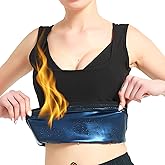 Nano Hertz Sauna Vest Sweat Suit Shapewear Tank Top Workout Weight Loss Body Sweatsuit Exercise Fitness Gym Women Girls