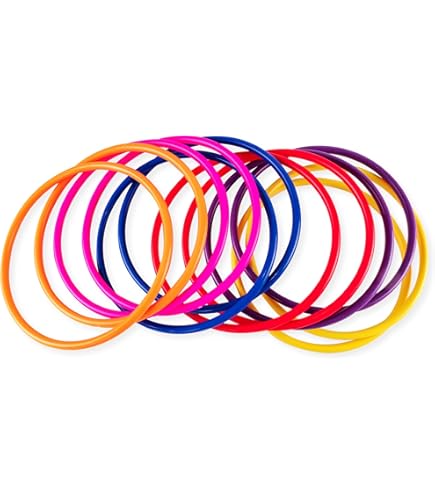 Set De 10 Aros De Rayuela Con Conectores – Juego De Motricidad Para Niños De 3+ Años, Interior Y Exterior