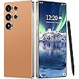 BVNA I25 Ultra Unlocked Phone 12+512GB,Built in Pen The Phone,Battery 7000mAh 6.99" HD Screen,Android 14 Smartphone,Face ID/5G/Fingerprint Lock/Dual SIM/GPS (Orange, 12+512)