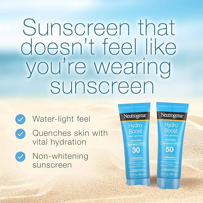neutrogena hydro boost sunscreen for oily skin
